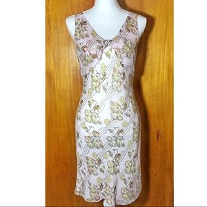Kenneth Cole New York Blush Pink Printed Dress 4P